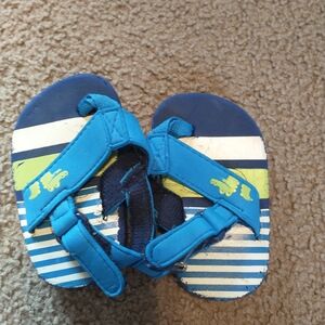 Kids Blue and Green Sandals